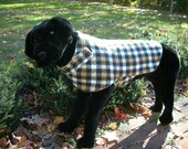 Herringbone Fleece Dog Coat