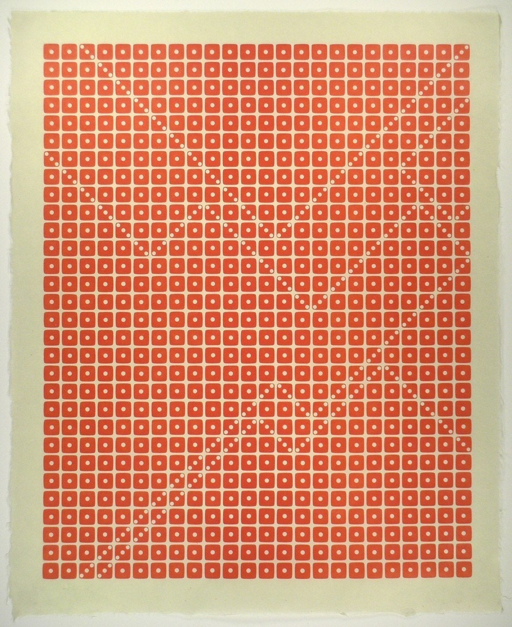 Letterpress Dice Print - Alpha Carinae