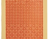 Letterpress Dice Print - Delta Ursae Majoris