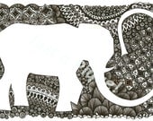 Elephant - print