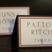 Custom Tree Escort Cards
