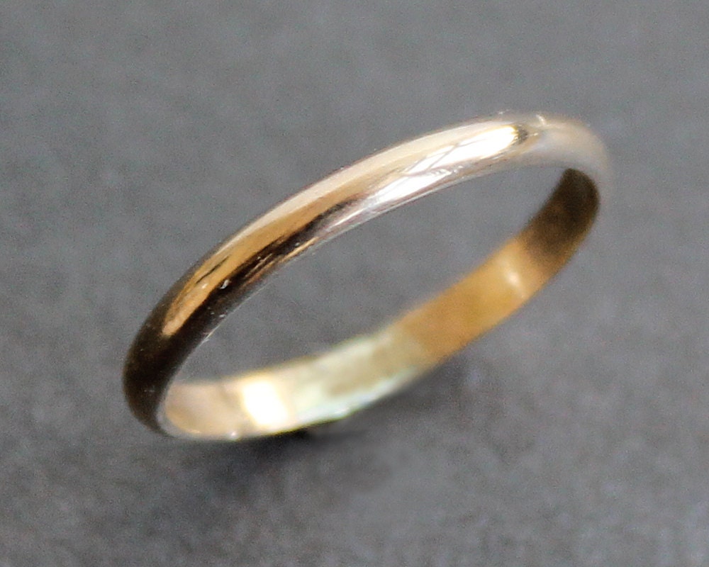 14K Gold-Filled Ring - Simple 2mm Band