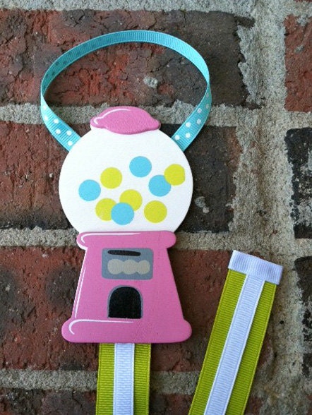 Bubblegum Machine Hair Bow and Clip Holder - Hair Bow Organizer and Holder... Free Shipping Promo