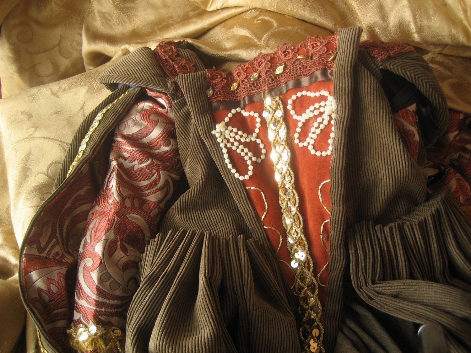 Renaissance Gown Custom Princess Heirloom Girls Dress