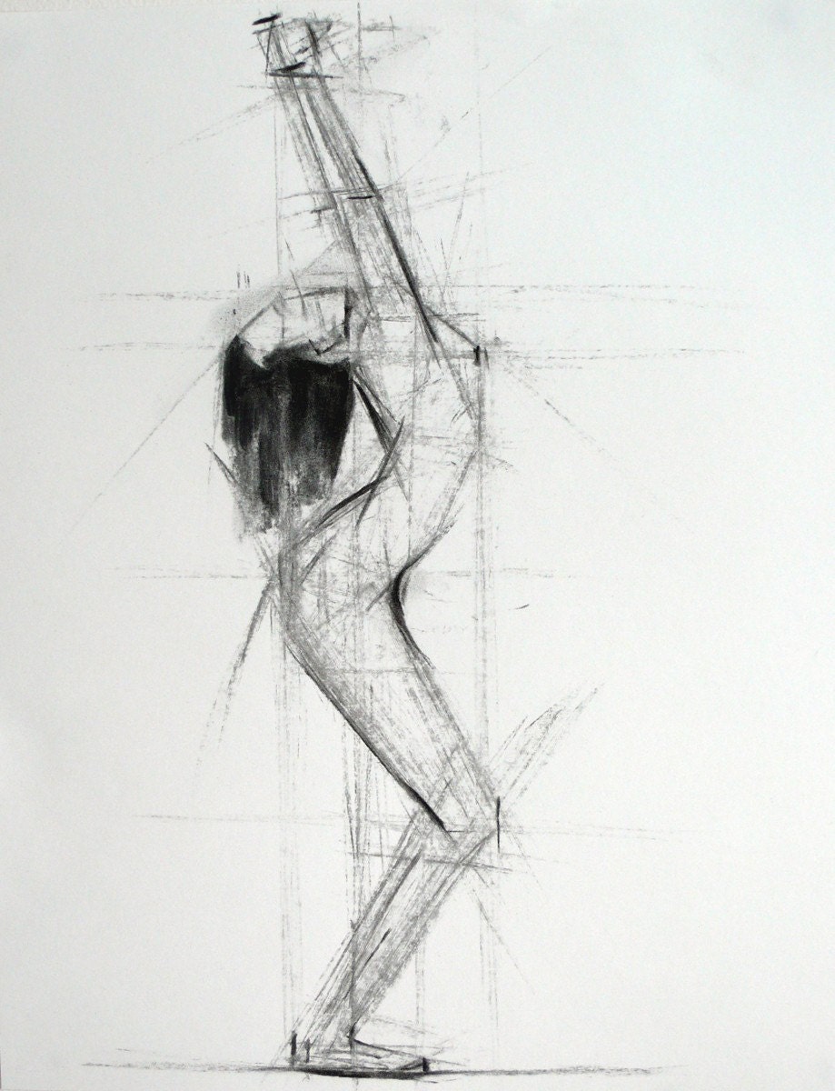 Charcoal Gesture Drawing