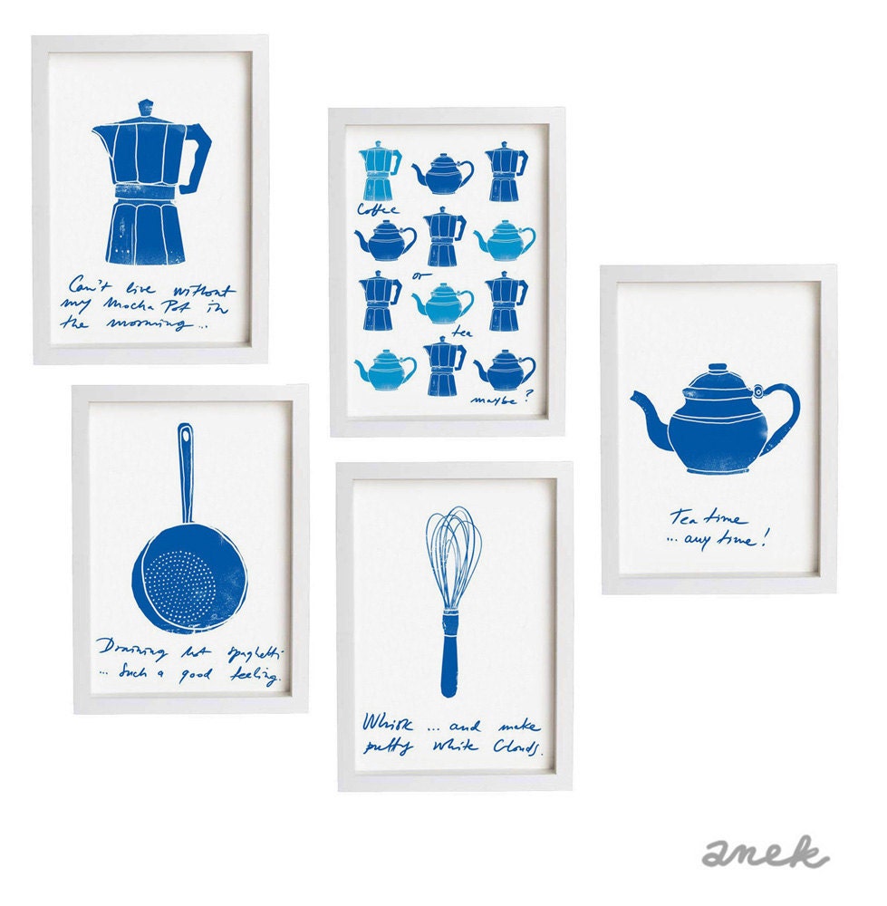 sale - Coffee Art Print - Can't live without my mocha pot - high quality fine art print