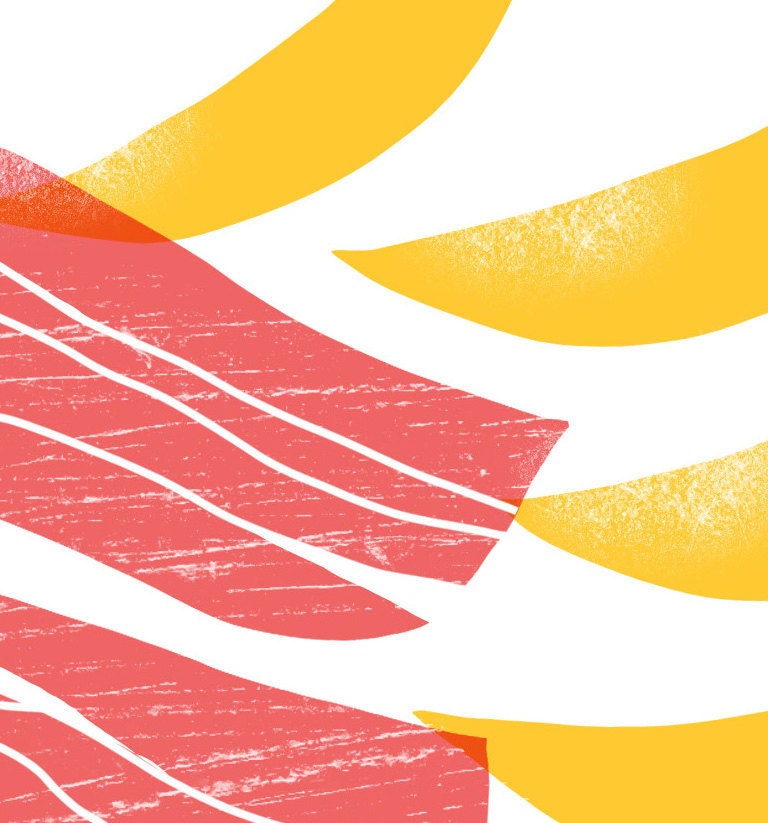 Italian Food Print Prosciutto e Melone / high quality fine art print