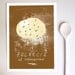 Focaccia with rosemary - Italian print - high quality fine art print A4