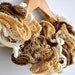 Earthy Knit Frilly Scarf Crochet Scarves Lariat neck accessories for women