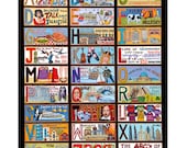 The ABC's of Chicago Poster