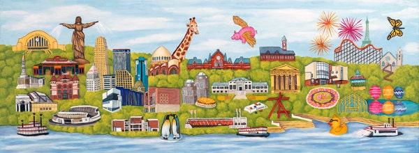 Cincinnati Fine Art Print