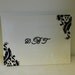 Custom Wedding Signature Guestbook Platter - Personalized with Scrolls Polka Dot Border and Intials