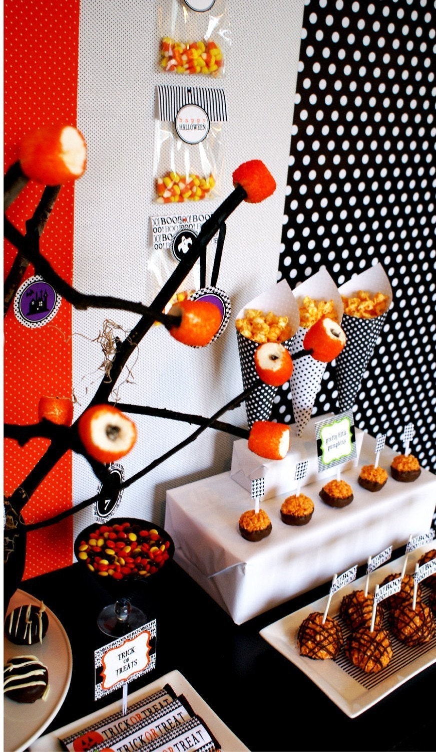 Printable HAPPY HALLOWEEN Design Collection - As seen on Hostess with the Mostess - 30 PERCENT OFF