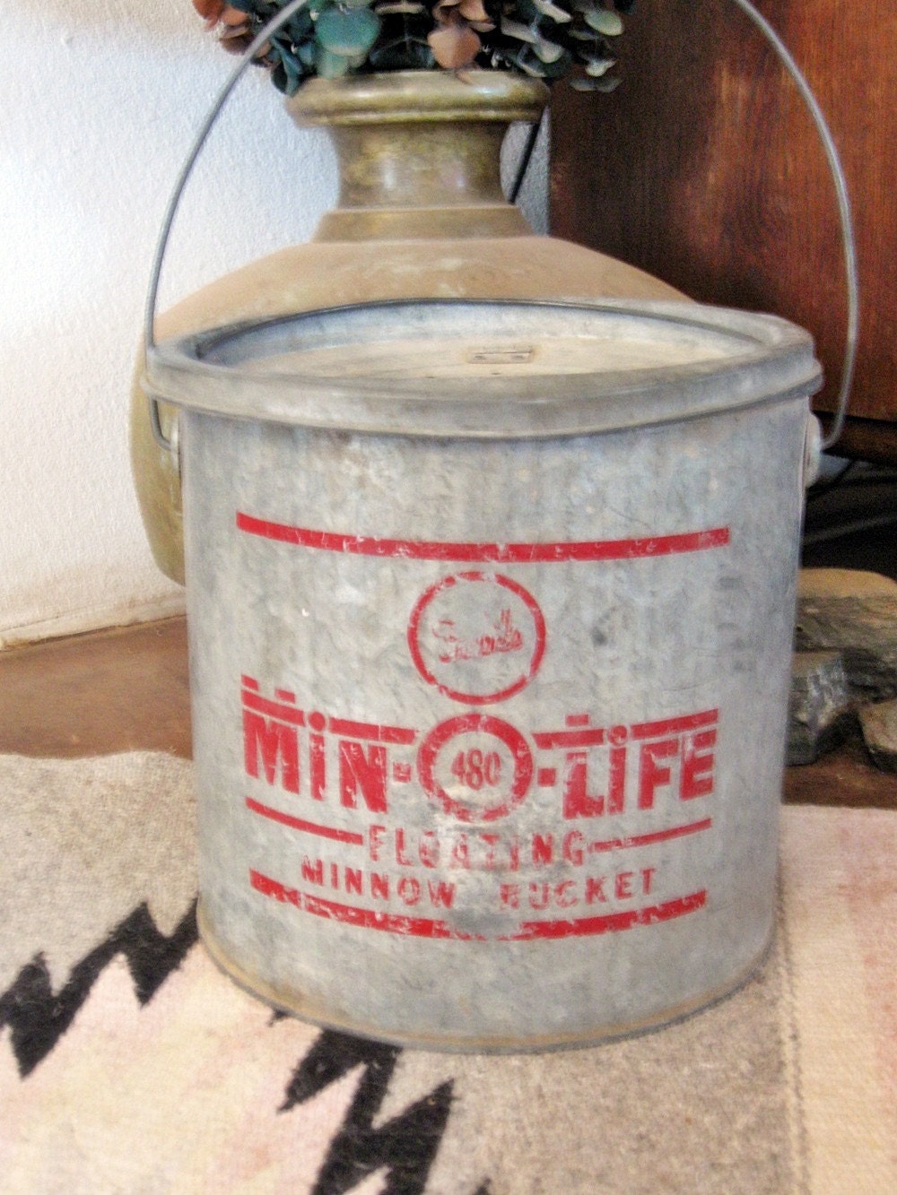Vintage Frabill's Floating Minnow Bucket by kowgirlkitsch on Etsy