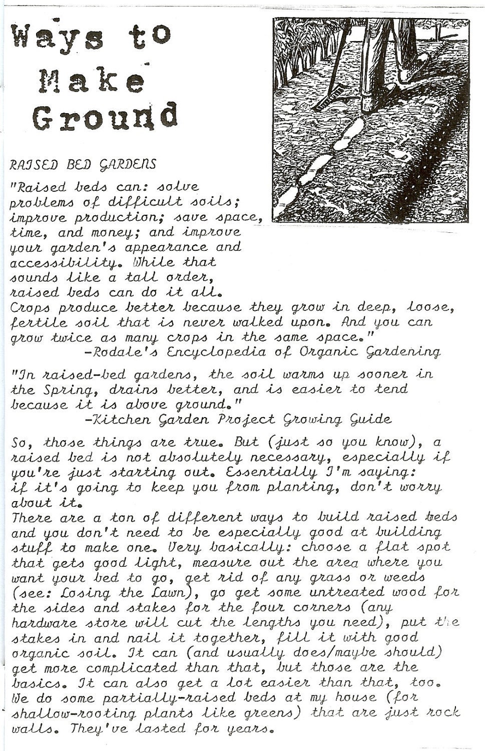 Growing Things: A Guide for Beginning Gardeners (Zine)
