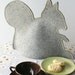 Gray Felted Wool Squirrel Tea Cozy