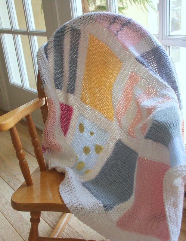 Hand Knit Baby Blanket