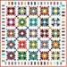 NEW - QUIRKY WORK - Quilt Addicts Precut Quilt Kit King size 103"