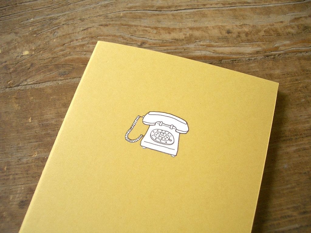 Telephone Notebook - Socialite's Cahier