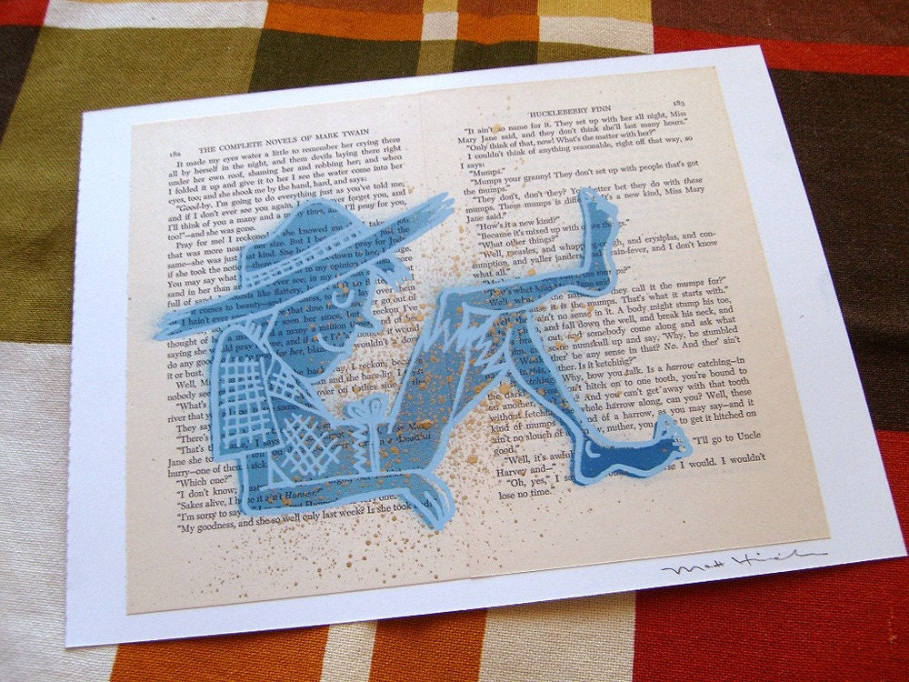 Huckleberry Finn LitKids Print