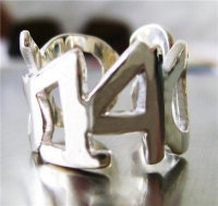Date Ring, Sterling Silver Custom Anniversary Ring, Personalized Jewelry
