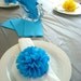 Set of 30 Napkin Holder Tissue Paper Pom Poms...... Pick Your Colors.