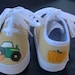 Fall Boy's Pumpkin Tractor Canvas Lace Up Shoes