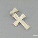 Vintage Cross Pendant Sterling Silver 925 3D