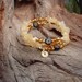 ARAGONITE CHIP and MILLEFIORE BRACELET