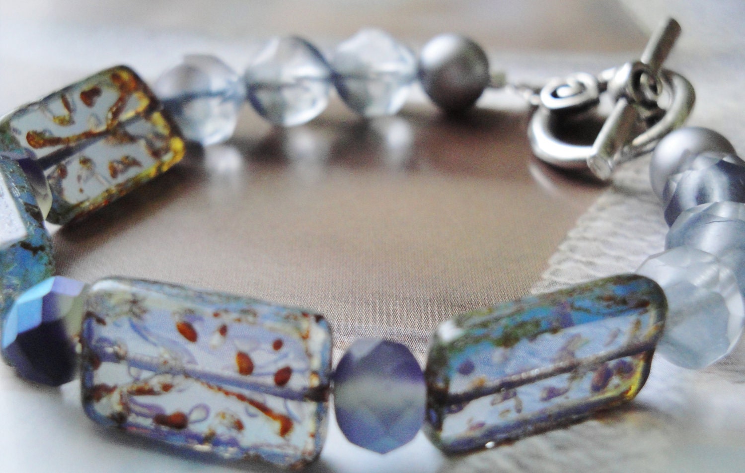 Tidal Pool Of Blues Bracelet