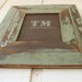 Beth- Custom Green Distressed Hardwood Frames