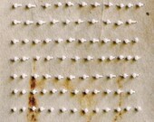 Timeless Words / White Pearls on  Teabag