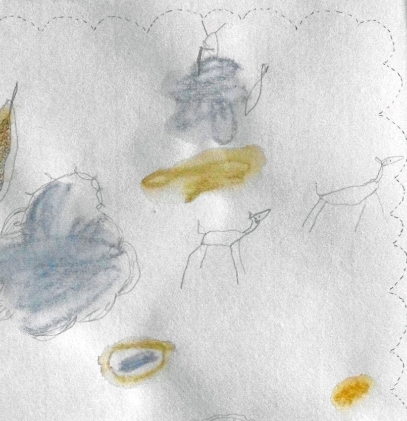 Random Moments no.1 / Mixed Media Drawing