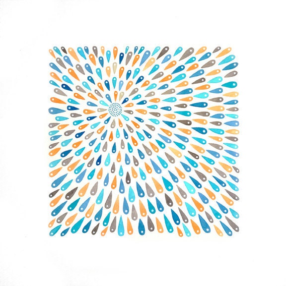 Raindrops Illustration No. 2