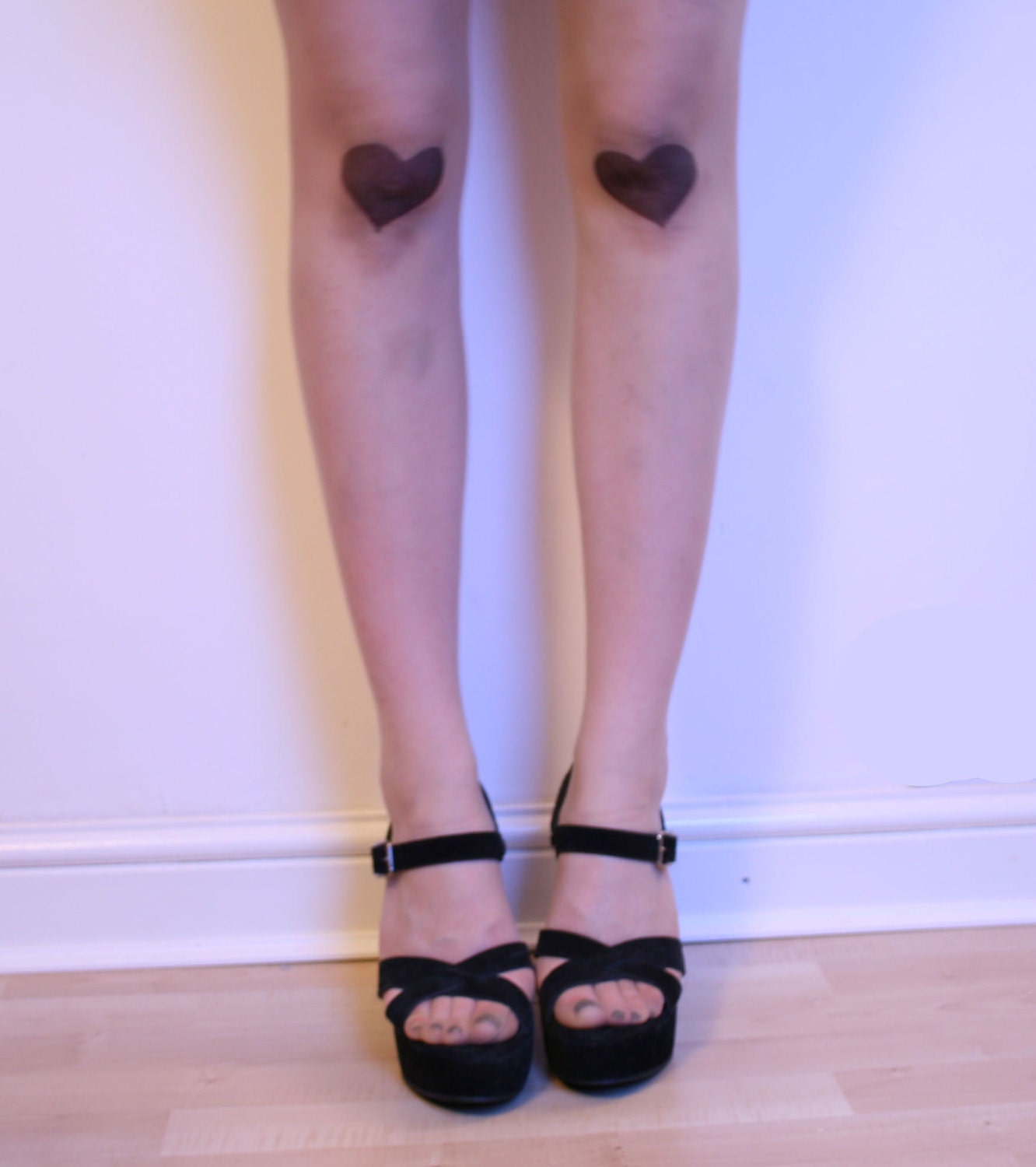 Heart Shaped Bruises Tights