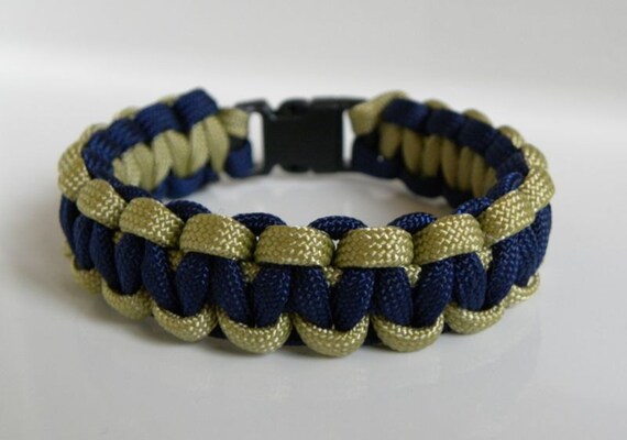 US Naval Academy Navy Paracord Bracelet Navy Blue & by afoprtr
