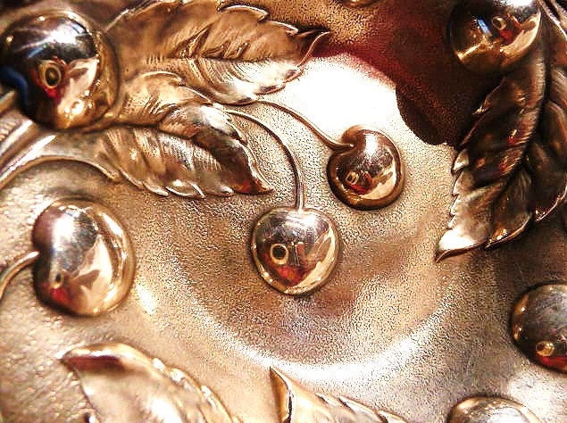 Arts and Crafts sterling silver cherry bowl by Mauser VERY RARE