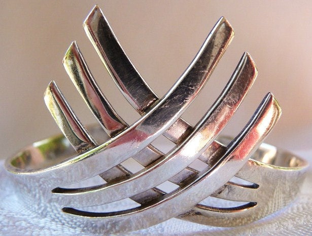 Los Ballesteros sterling cuff bracelet TAXCO 925