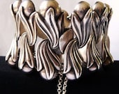 Los Castillo Taxco sterling organic floral bracelet Important RARE
