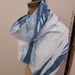 Indigo Dyed Cotton Scarf : Nova