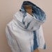 Indigo Dyed Cotton Scarf : Nova