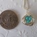 Simple Spring Bird's Nest  Pendant (Blue)