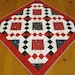 Quilted Table Topper Fireworks