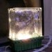 Vintage Glass Block Accent Lamp