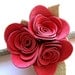 Pink of Me Bouquet Bunch: Handmade Fabric Flower Headband with Pink Recycled Leather