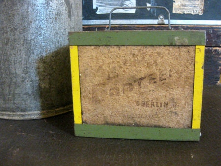 Vintage Worm Box - Fiberboard Camping Canteen Box - CactusCreek
