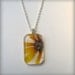Brown-Eyed Susan Necklace - Real Pressed Flower Pendant