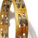 Tambourine, Wood Tambourine, Double Row, Gypsy Tambourine, 12 In Diameter, Wooden, Stevie Nicks, Light Wood, Musical, Instrument