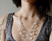 Snowfall Glass Necklace