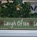 Live Well Laugh Often Love Much Wood Sign